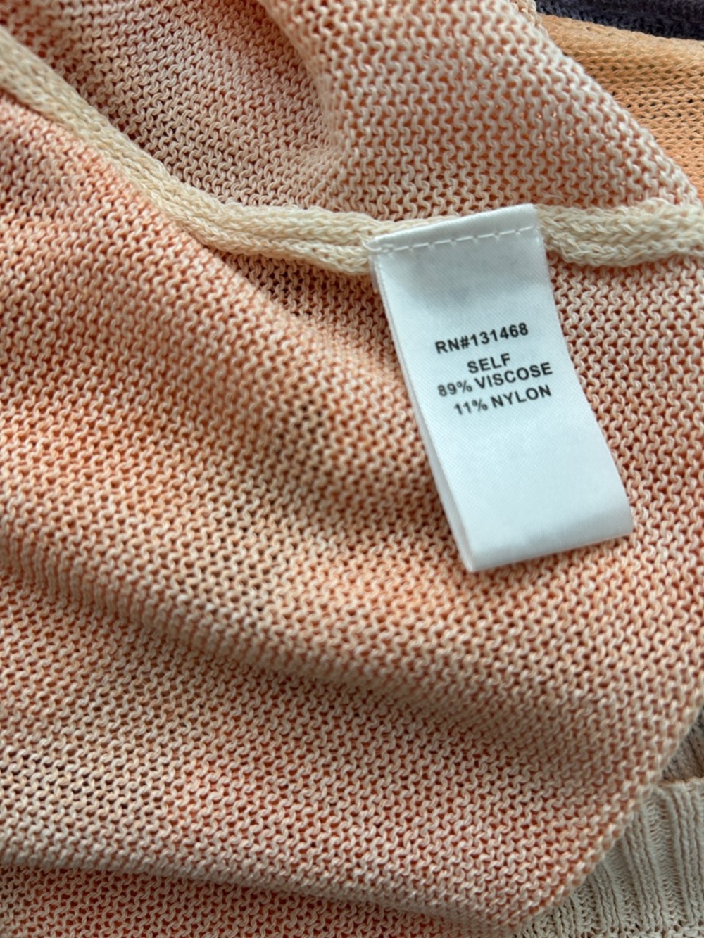 Fate Lightweight Tie Dye Color Block Oversized Sweater - Picture 5 of 5